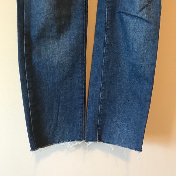 ASOS maternity cropped jeans raw hem - Picture 4 of 10